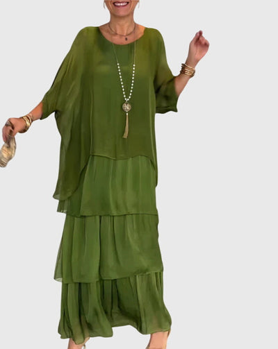 Susan - Long and Flowing Elegant Dress