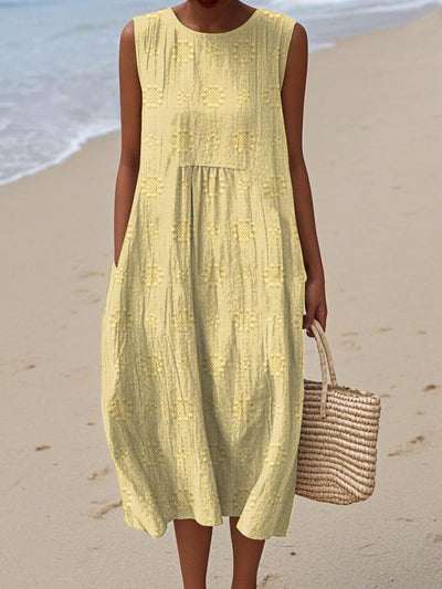 Alexandra - Sleeveless Midi Dress  Airy Freedom, Casual Charm