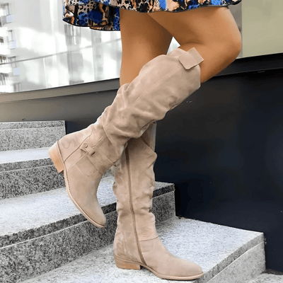 Madeleine - Knee-High Suede Boots