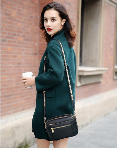 Camilla - Refined Leather Shoulder Bag