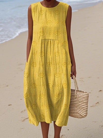 Alexandra - Sleeveless Midi Dress  Airy Freedom, Casual Charm