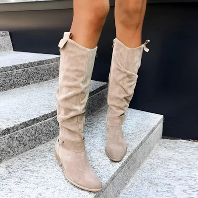 Madeleine - Knee-High Suede Boots