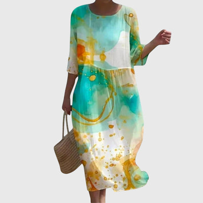 Hayley - Stylish Floral Maxi Dress