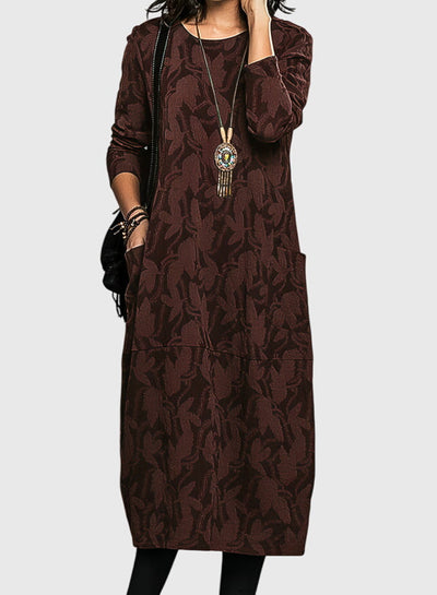 Victoria - Casual Round-Neck Dress
