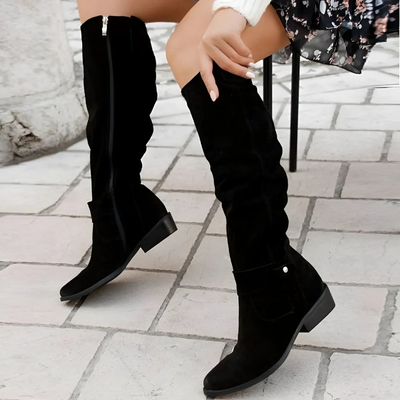 Madeleine - Knee-High Suede Boots