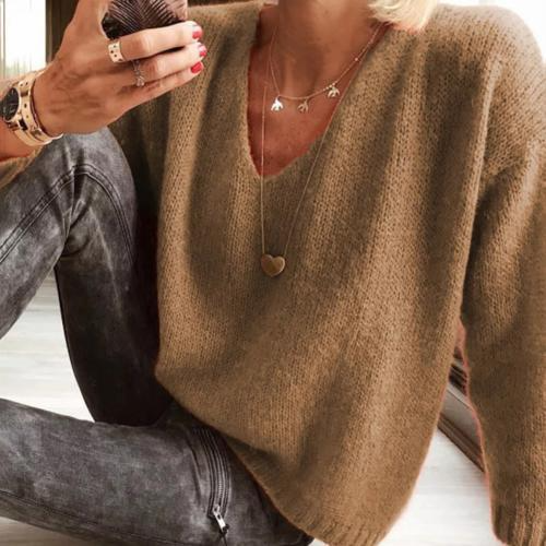 Kim - V Neck Pullover Sweater