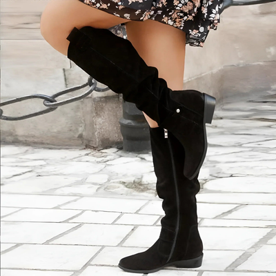 Madeleine - Knee-High Suede Boots