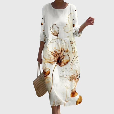 Hayley - Stylish Floral Maxi Dress