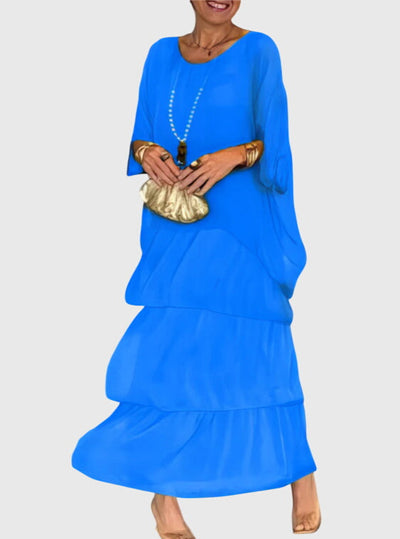 Susan - Long and Flowing Elegant Dress