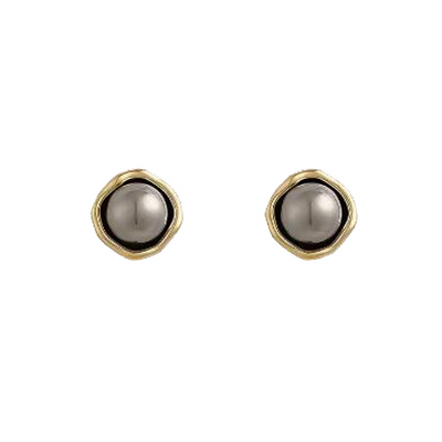 Jaelith - Elegant Black Pearl Earrings