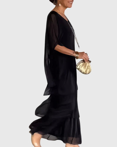 Susan - Long and Flowing Elegant Dress