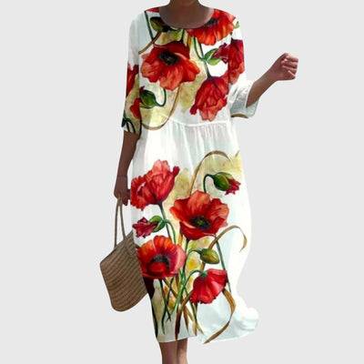 Hayley - Stylish Floral Maxi Dress