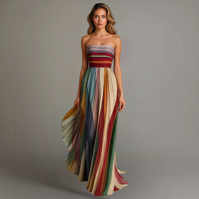 Fiorella - Colorful Sleeveless Dress