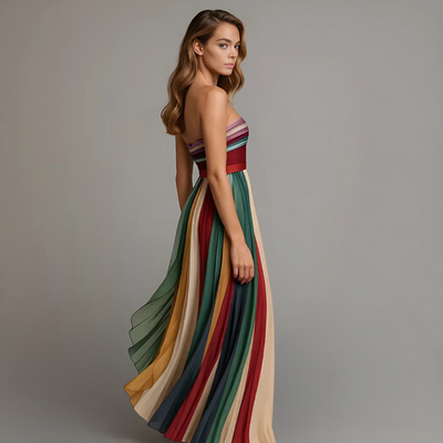 Fiorella - Colorful Sleeveless Dress