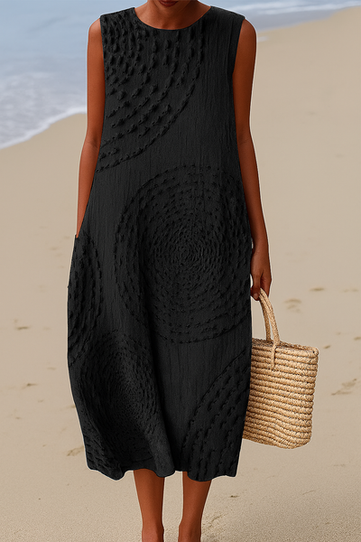 Addison - Sleeveless midi dress  Simple elegance for summer days