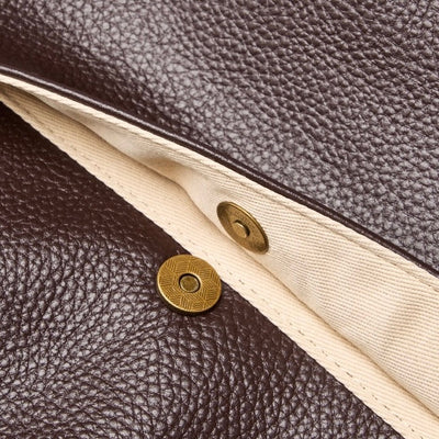 Lily - Retro Genuine Leather Soft Minimalist Tote Bag