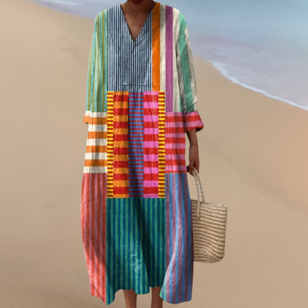 Ashley - Boho Maxi Dress  Bold Patterns, Uncomplicated Comfort