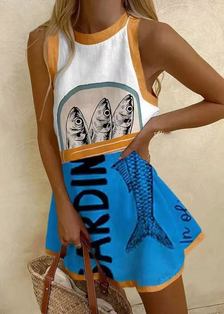 Aila™ - Linen Mini Dress