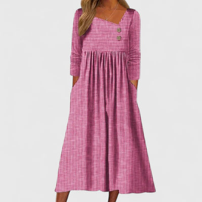 Cleomarie - Elegant Midi Dress