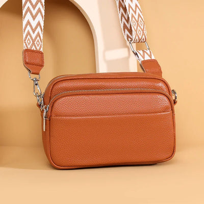Talia - Refined Leather Shoulder Bag