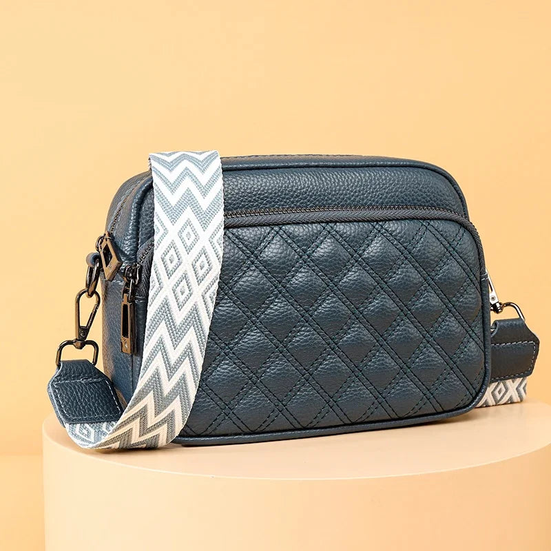 Josie - Refined Leather Shoulder Bag
