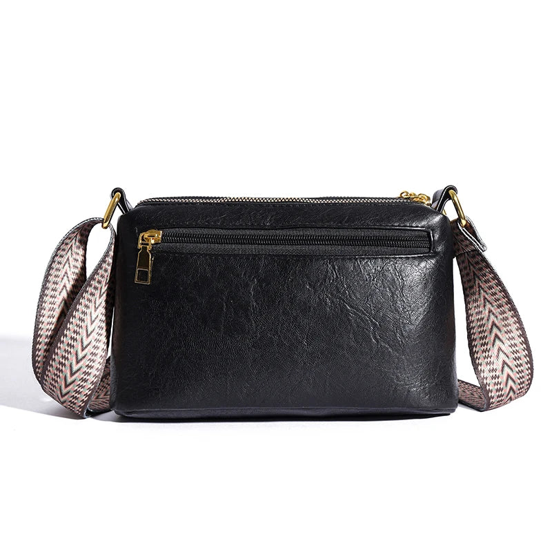 Addison - Refined Leather Shoulder Bag