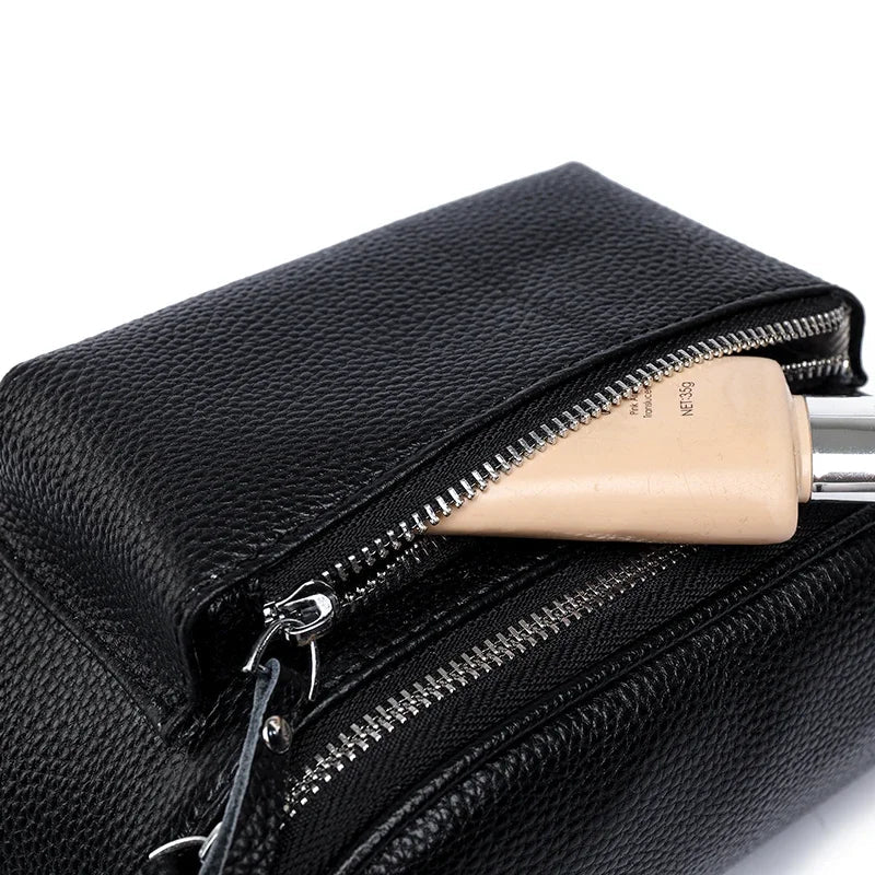 Elsie - Refined Leather Shoulder Bag