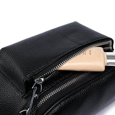 Elsie - Refined Leather Shoulder Bag