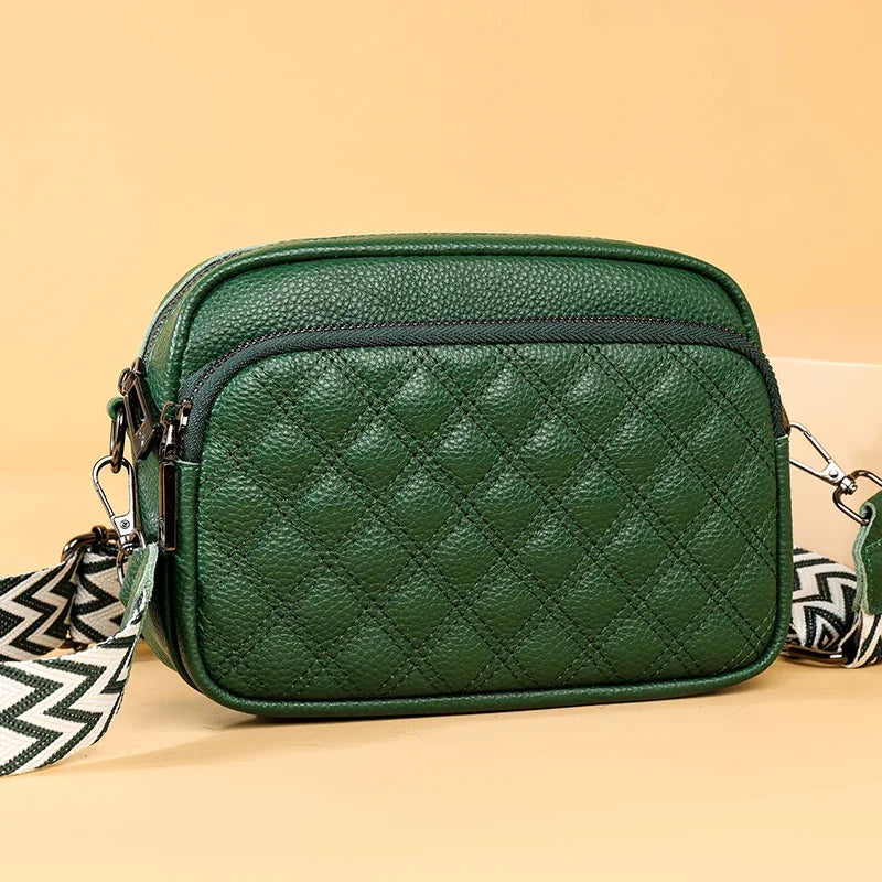 Josie - Refined Leather Shoulder Bag