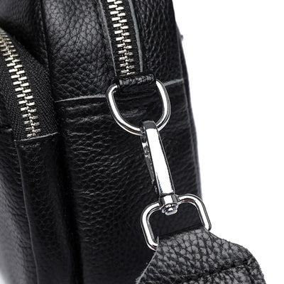 Talia - Refined Leather Shoulder Bag