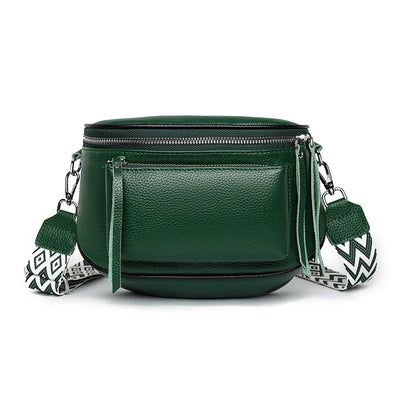 Elsie - Refined Leather Shoulder Bag