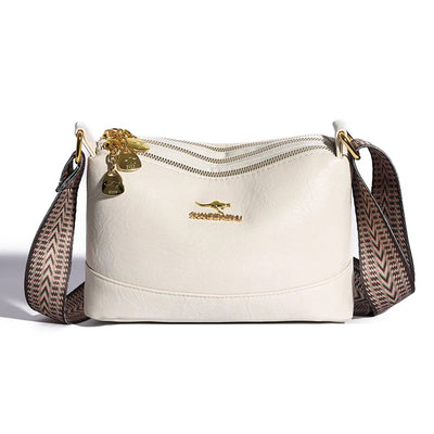 Addison - Refined Leather Shoulder Bag