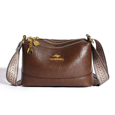 Addison - Refined Leather Shoulder Bag