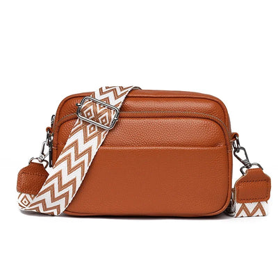 Talia - Refined Leather Shoulder Bag
