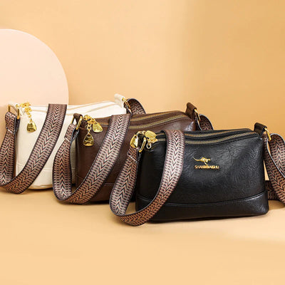Addison - Refined Leather Shoulder Bag