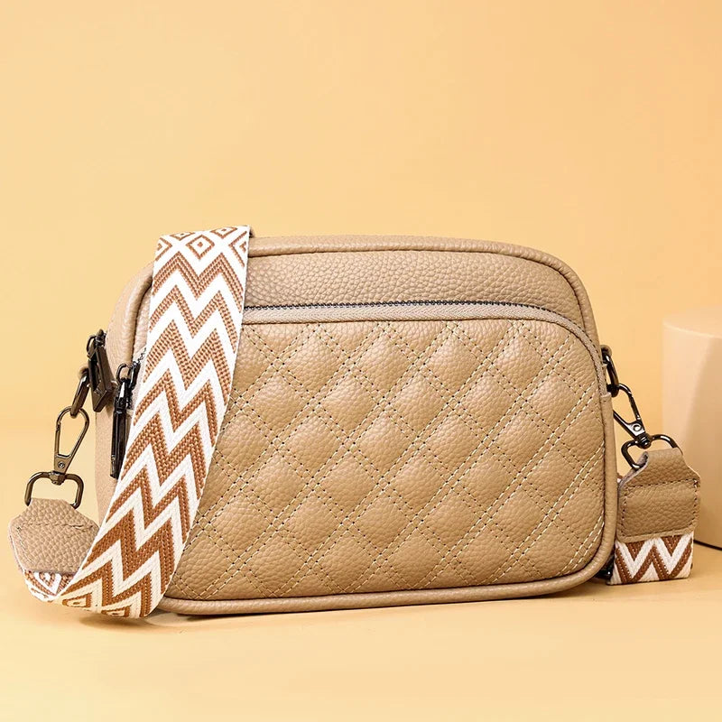 Josie - Refined Leather Shoulder Bag