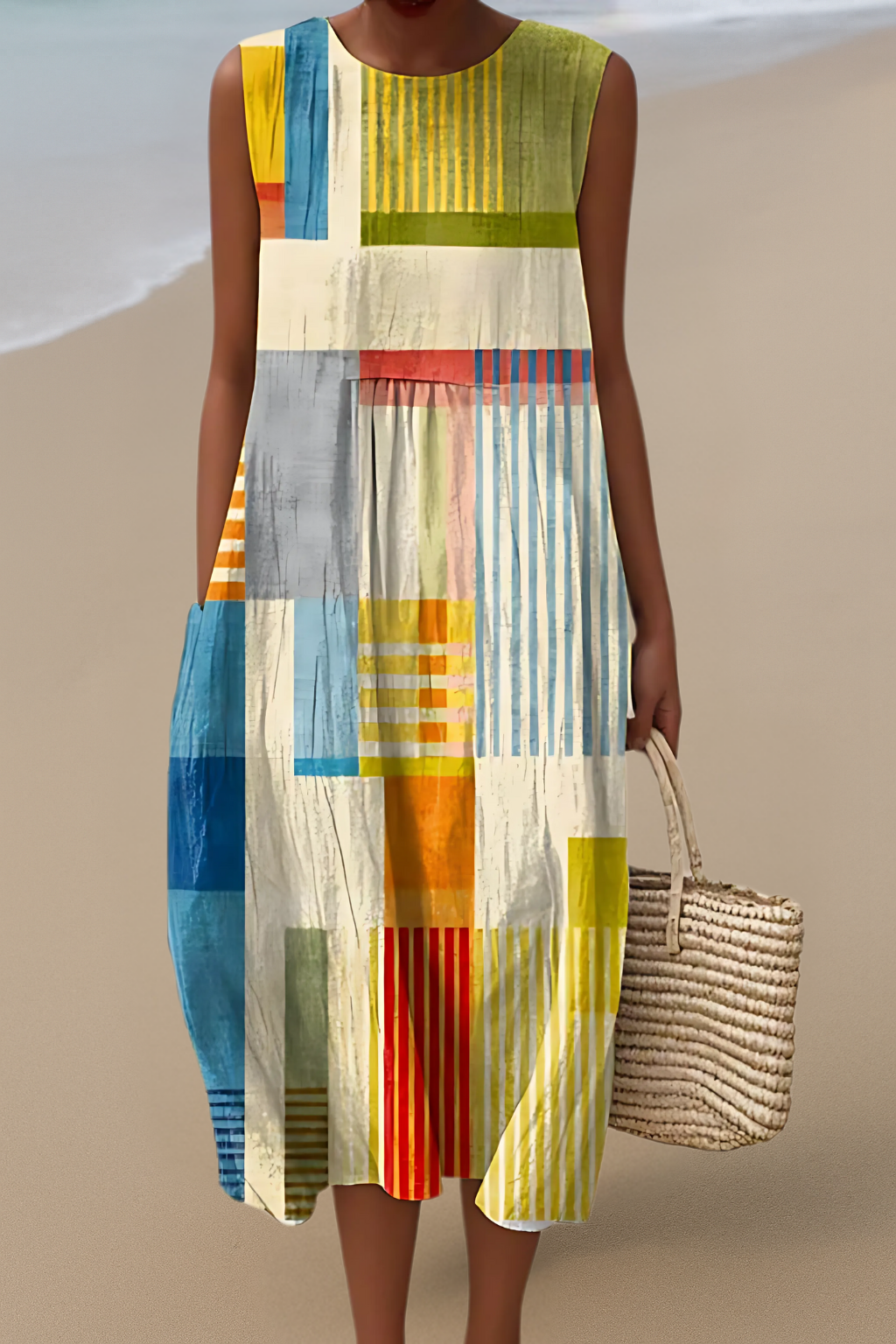Alexa - Sleeveless dress – Simple charm for sunny days