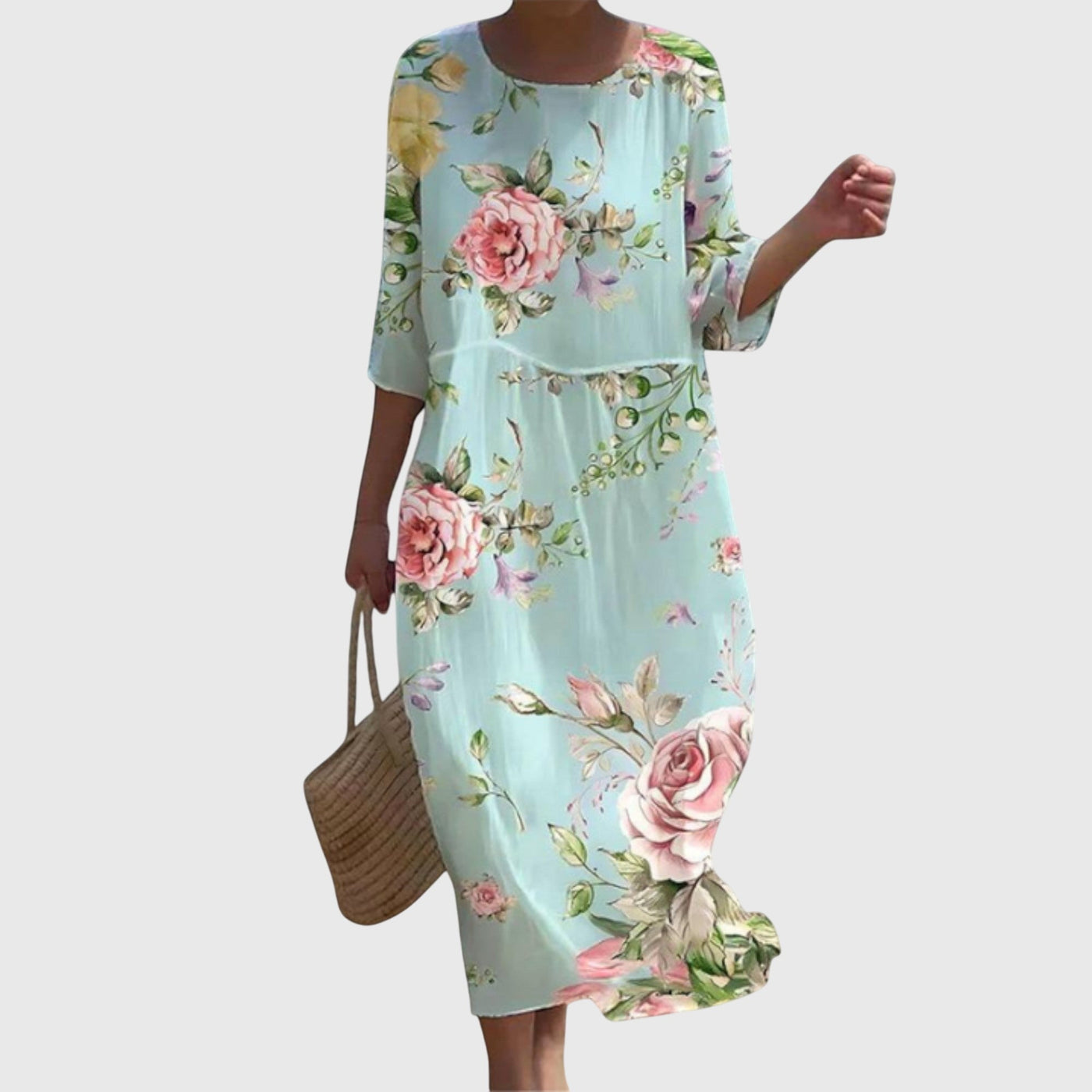 Hayley - Stylish Floral Maxi Dress