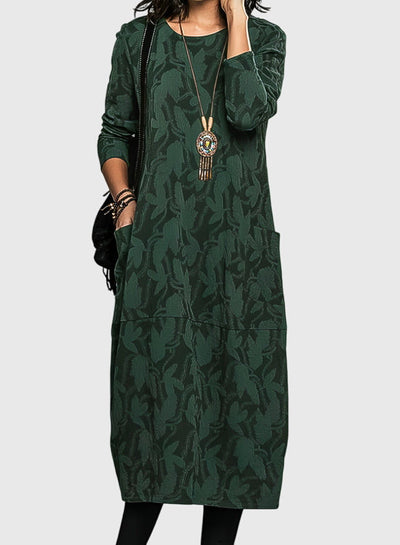 Victoria - Casual Round-Neck Dress