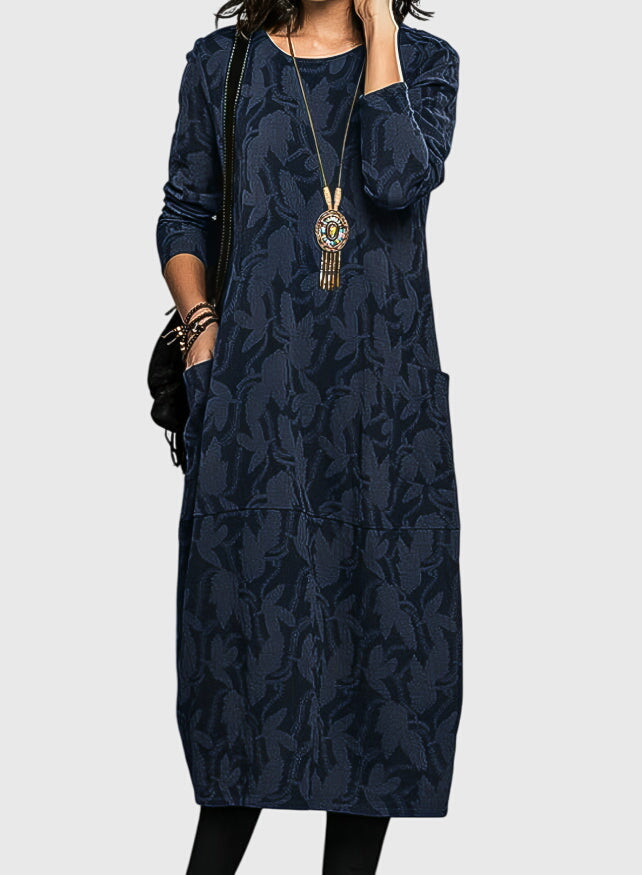 Victoria - Casual Round-Neck Dress