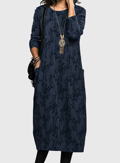 Victoria - Casual Round-Neck Dress