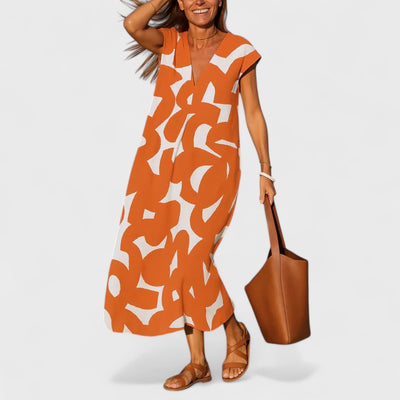 Valery - Flowing V-Neck Dress