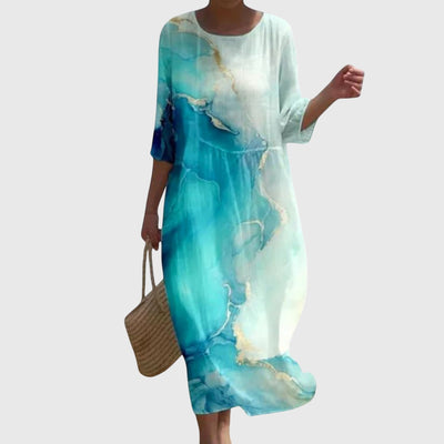 Hayley - Stylish Floral Maxi Dress