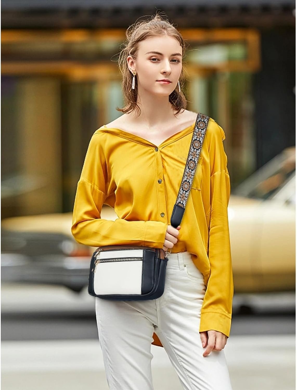 Camilla - Refined Leather Shoulder Bag