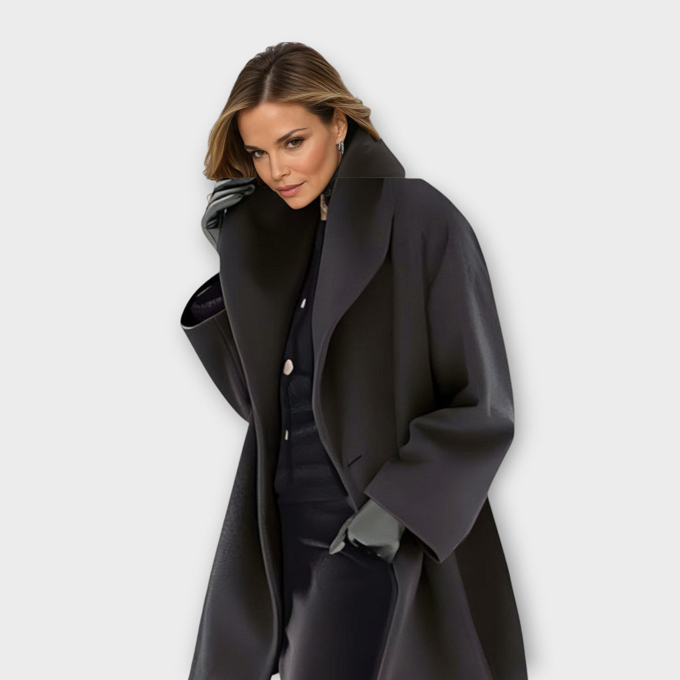 Emma - Premium Windproof Wool Coat
