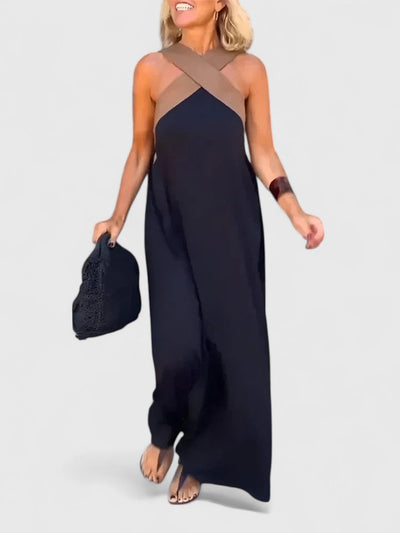 Evangeline - Elegant Crossback Dress