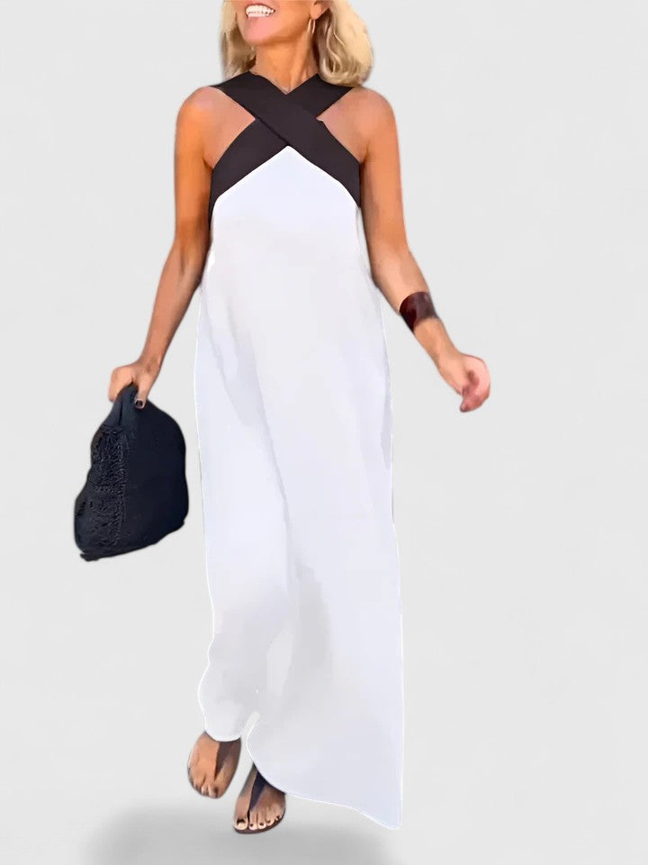 Evangeline - Elegant Crossback Dress