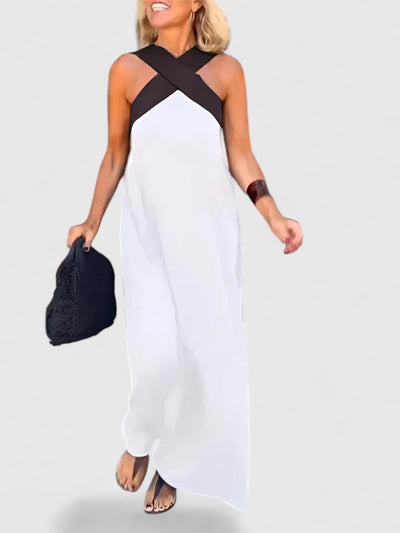 Evangeline - Elegant Crossback Dress