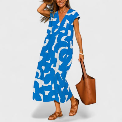 Valery - Flowing V-Neck Dress