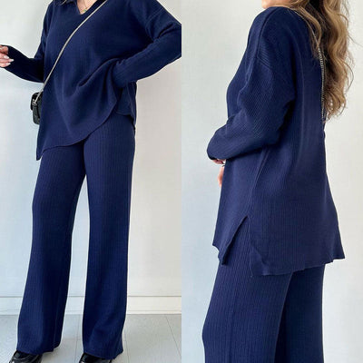 Erin - V-Neck Casual Two-Piece Set